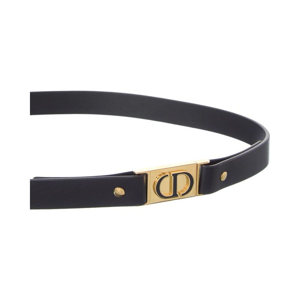 Dior 30 Montaigne Leather Belt, Black - Picture 2 of 3